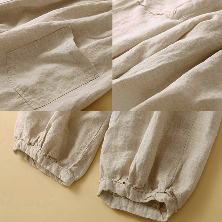 Pantaloni capri harem da donna Buddha Stones Commute con tasche - image 15