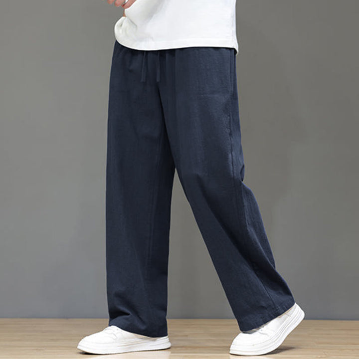 Pantaloni da uomo estivi a gamba dritta con tasche , Buddha Stones - image 6