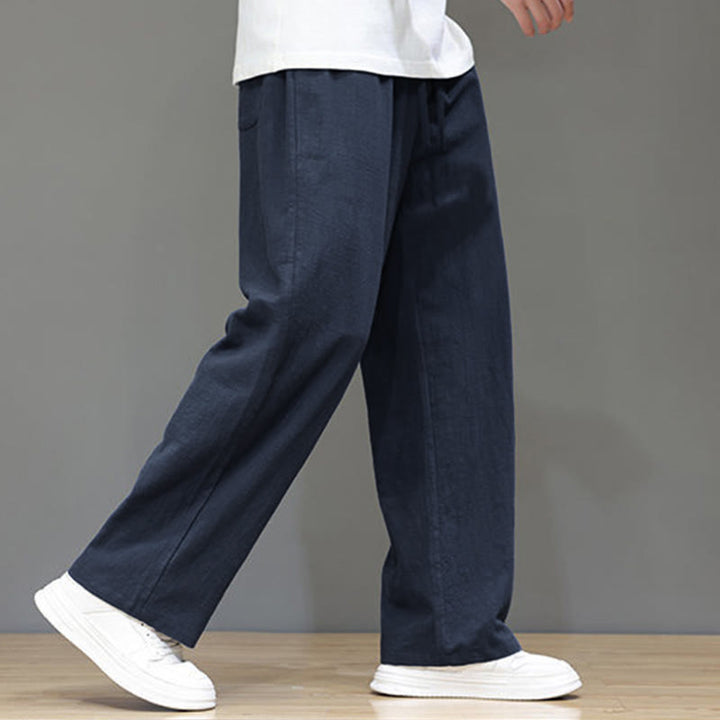 Pantaloni da uomo estivi a gamba dritta con tasche , Buddha Stones - image 9