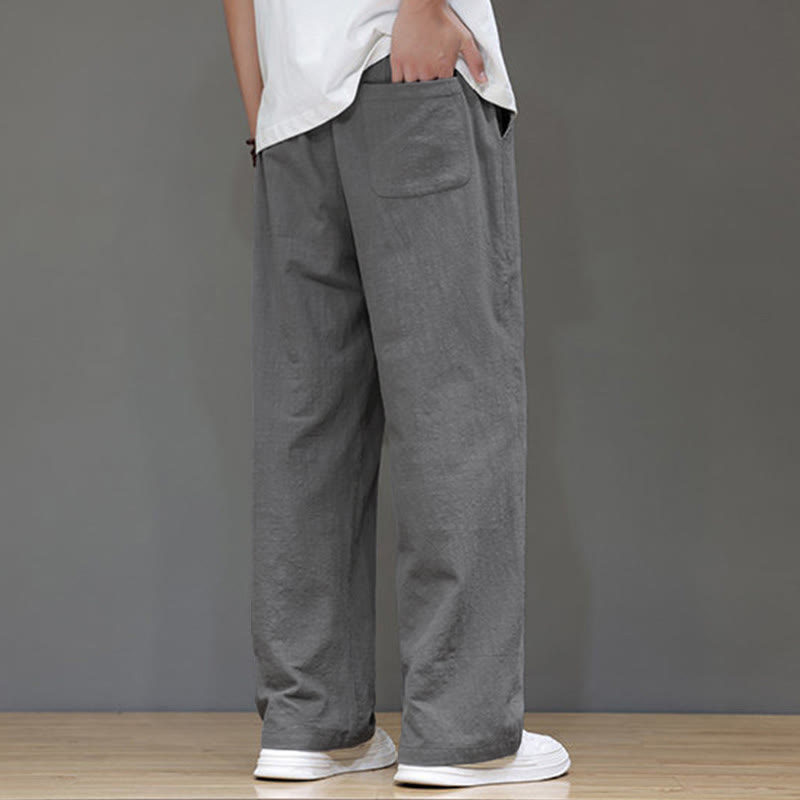 Pantaloni da uomo estivi a gamba dritta con tasche , Buddha Stones - image 22
