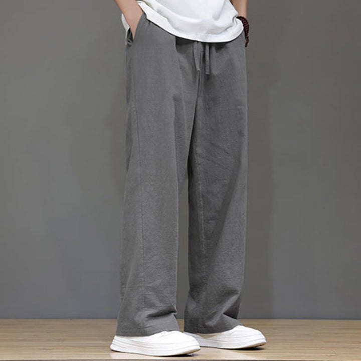 Pantaloni da uomo estivi a gamba dritta con tasche , Buddha Stones - image 21