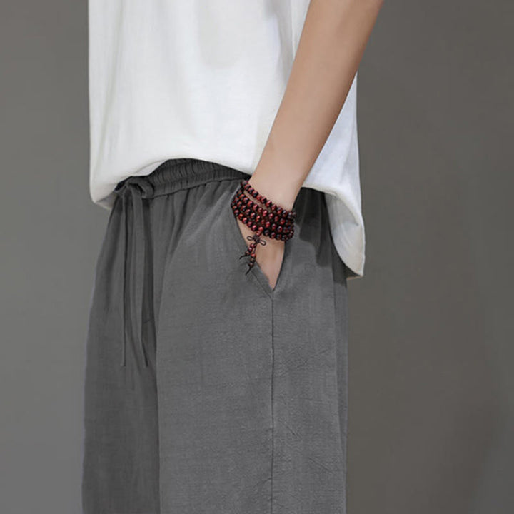Pantaloni da uomo estivi a gamba dritta con tasche , Buddha Stones - image 28