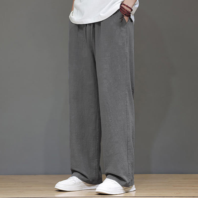 Pantaloni da uomo estivi a gamba dritta con tasche , Buddha Stones - image 20