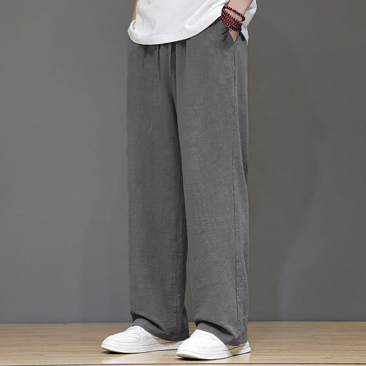 Pantaloni da uomo estivi a gamba dritta con tasche , Buddha Stones - image 20
