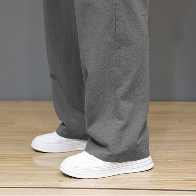 Pantaloni da uomo estivi a gamba dritta con tasche , Buddha Stones - image 30