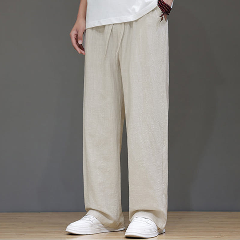 Pantaloni da uomo estivi a gamba dritta con tasche , Buddha Stones - image 16