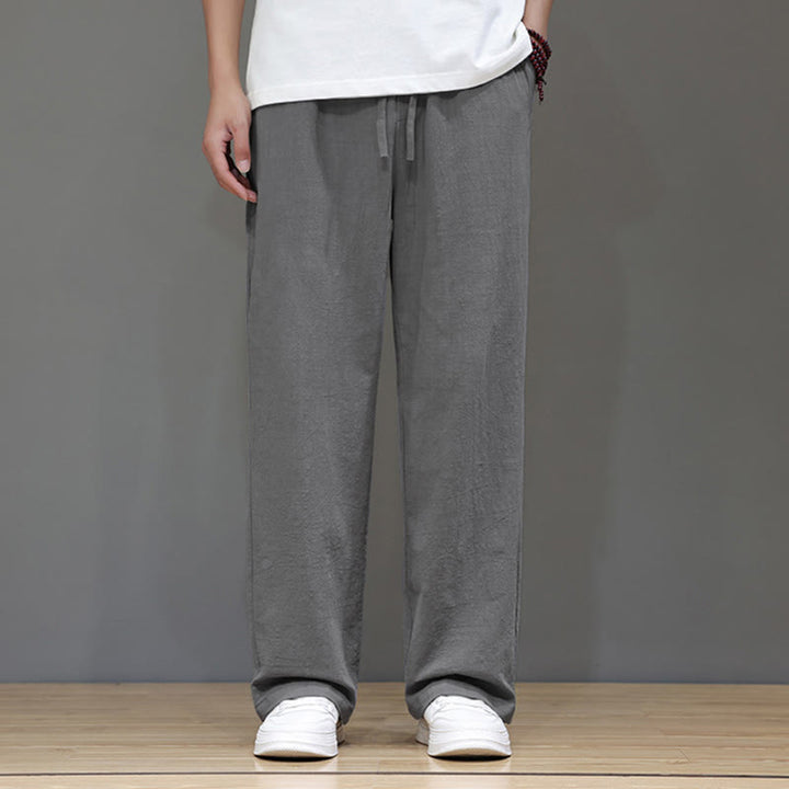 Pantaloni da uomo estivi a gamba dritta con tasche , Buddha Stones - image 24