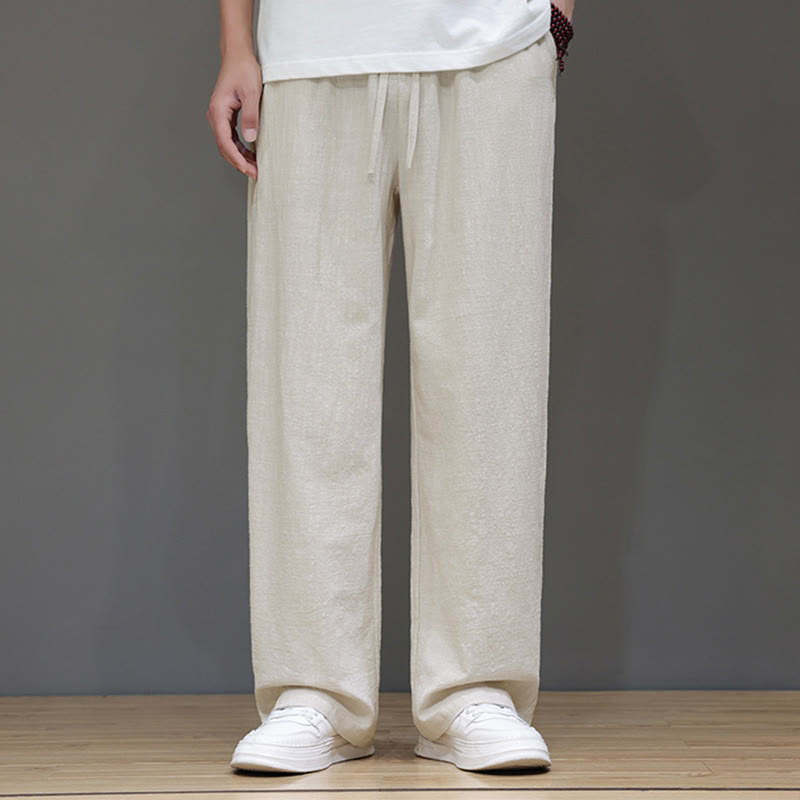 Pantaloni da uomo estivi a gamba dritta con tasche , Buddha Stones - image 12