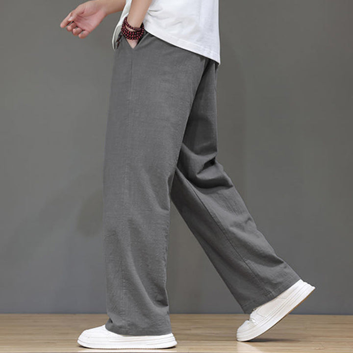Pantaloni da uomo estivi a gamba dritta con tasche , Buddha Stones - image 25
