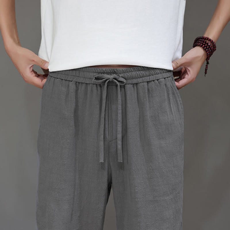 Pantaloni da uomo estivi a gamba dritta con tasche , Buddha Stones - image 27