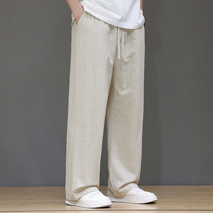 Pantaloni da uomo estivi a gamba dritta con tasche , Buddha Stones - image 13