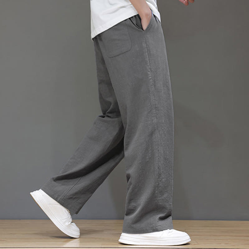 Pantaloni da uomo estivi a gamba dritta con tasche , Buddha Stones - image 23