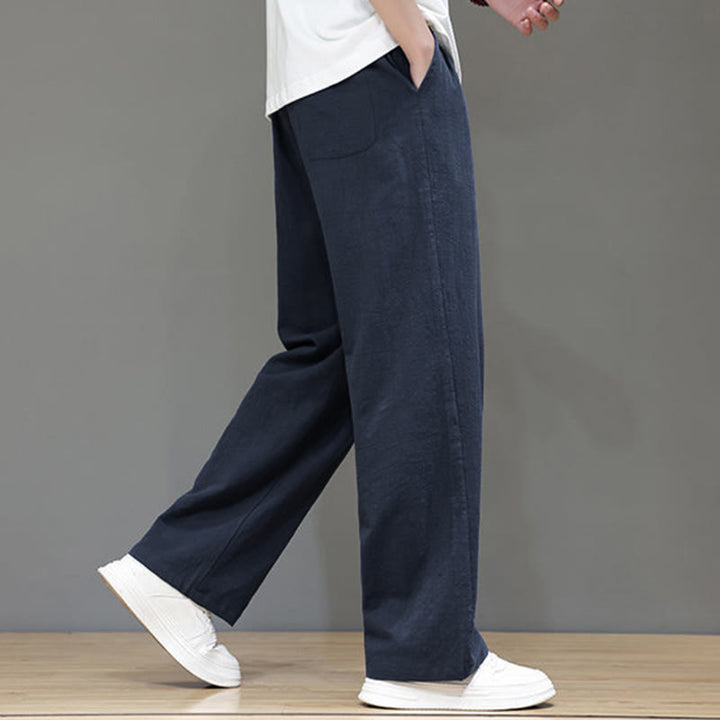 Pantaloni da uomo estivi a gamba dritta con tasche , Buddha Stones - image 7