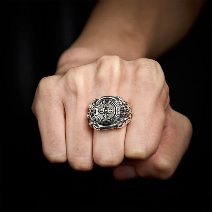 Buddha Stones Anello Vajra in rame ad apertura rinforzata - image 3