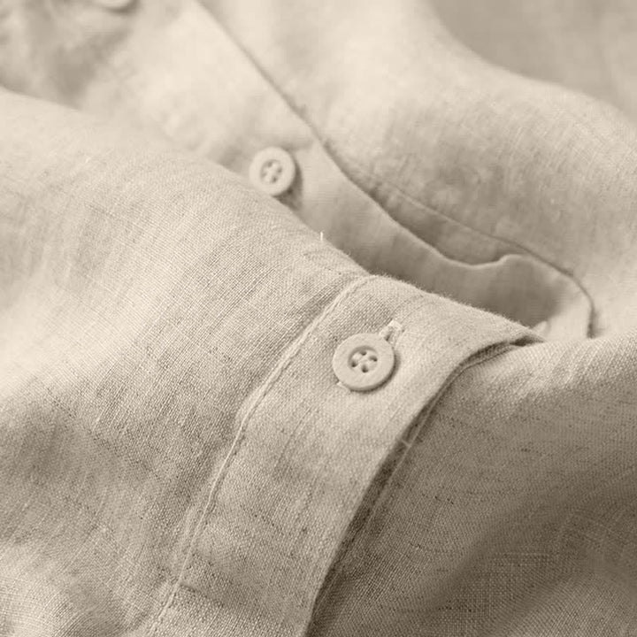 Buddha Stones Pantaloni estivi casual minimalisti con orlo traforato e motivo geometrico, da donna a gamba larga con tasche. - image 43