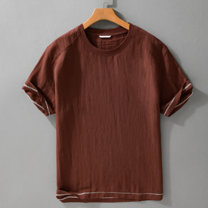 Buddha Stones T-shirt da uomo a maniche corte, stile vintage, effetto vintage, per l'estate. - image 1
