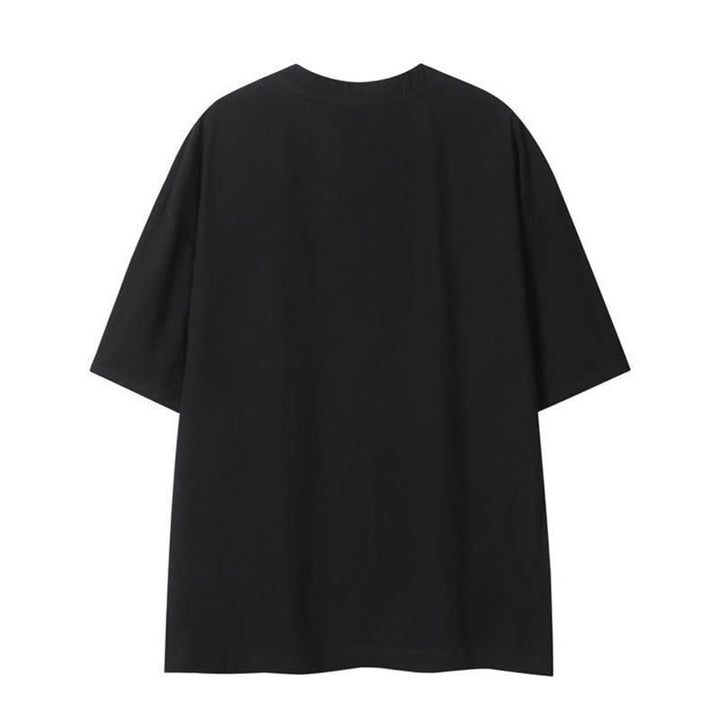 Buddha Stones T-shirt da uomo a maniche corte, tinta unita, stile boho estivo casual, con coulisse. - image 13