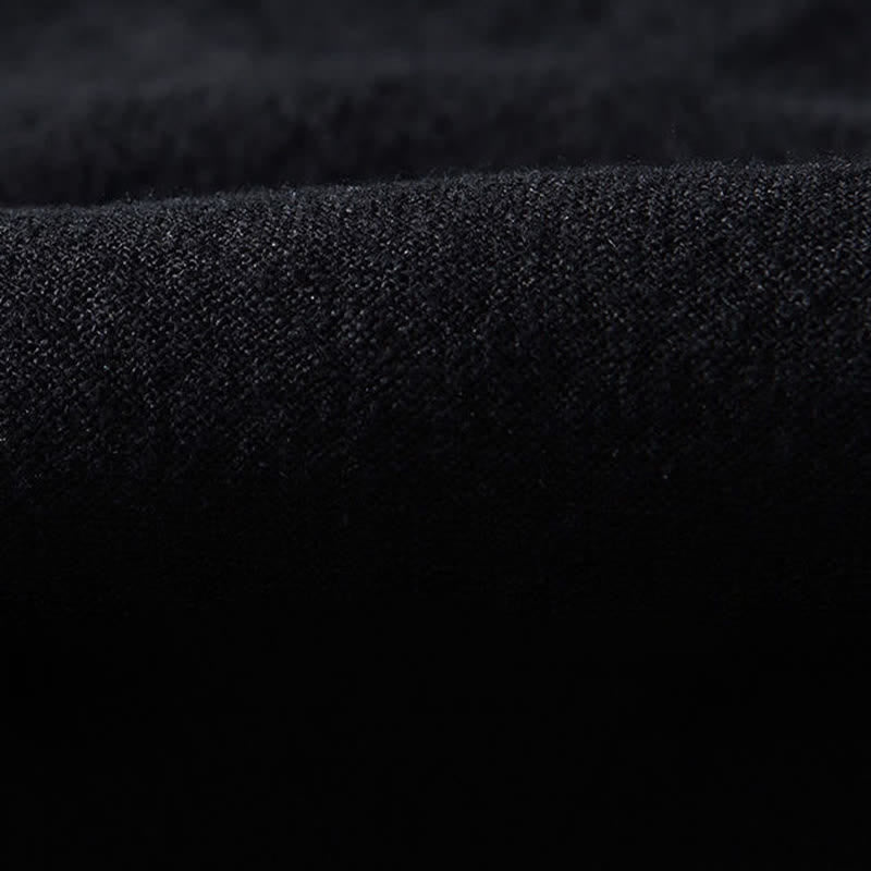 Buddha Stones Camicia da uomo a maniche lunghe in lino tinta unita, stile Tang, con colletto alla coreana e tasche, ideale per l'autunno. - image 10