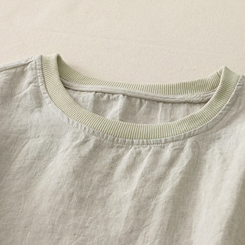 Camicia da donna a maniche corte con scollo rotondo e motivo Buddha Stones. - image 26