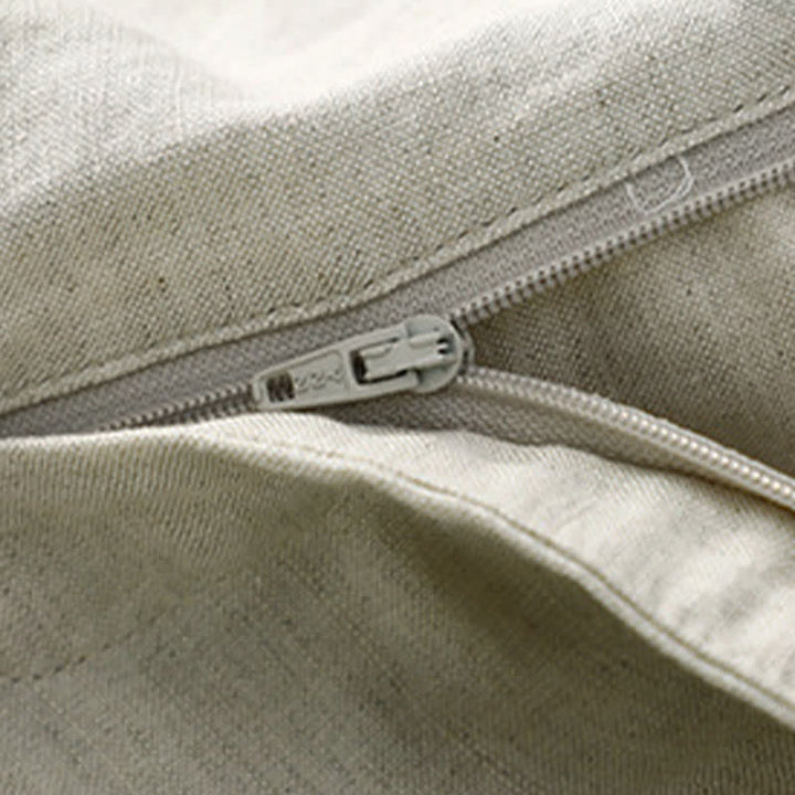 Pantaloni da donna con tasche, tinta unita, bottoni sul davanti e sul retro, con elastico in vita e Buddha Stones. - image 7