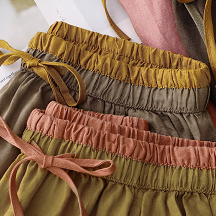 Gonna da donna vintage con coulisse e tasche, ricamata con Buddha Stones. - image 29