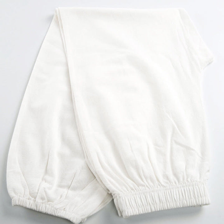 Pantaloni da Tai Chi Qigong unisex unisex, tinta unita, con elastico in vita e tasche, ideali per l'estate, con stampa Buddha Stones. - image 8