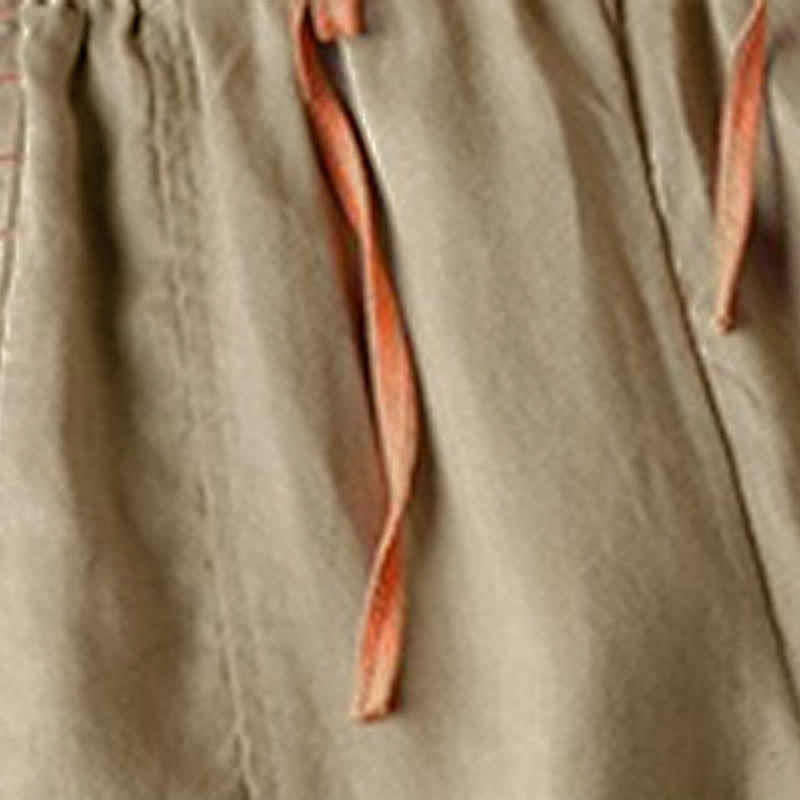 Pantaloni da donna a gamba larga con spacco e tasche, lunghezza 7-8, con stampa Buddha Stones . - image 9