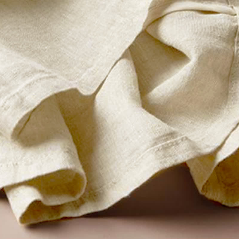 Pantaloni da donna a gamba larga con spacco e tasche, lunghezza 7-8, con stampa Buddha Stones . - image 4