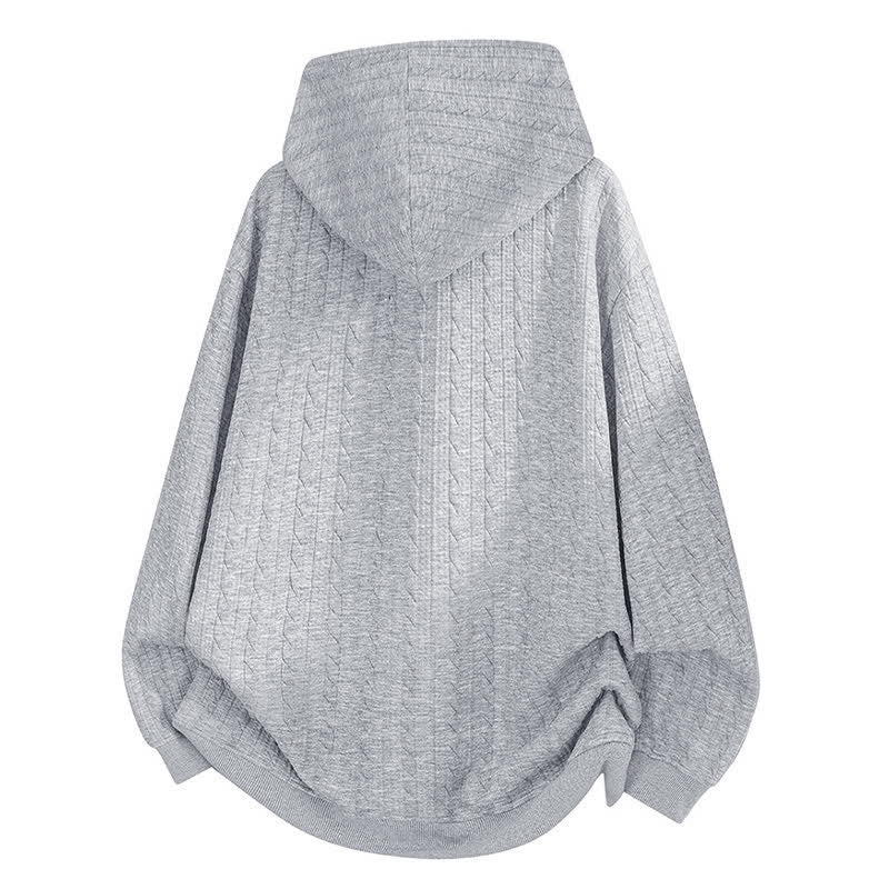 Felpa con cappuccio da uomo a maniche lunghe con bottoni a spirale e motivo Buddha Stones, ideale per l'autunno e l'inverno. - image 1