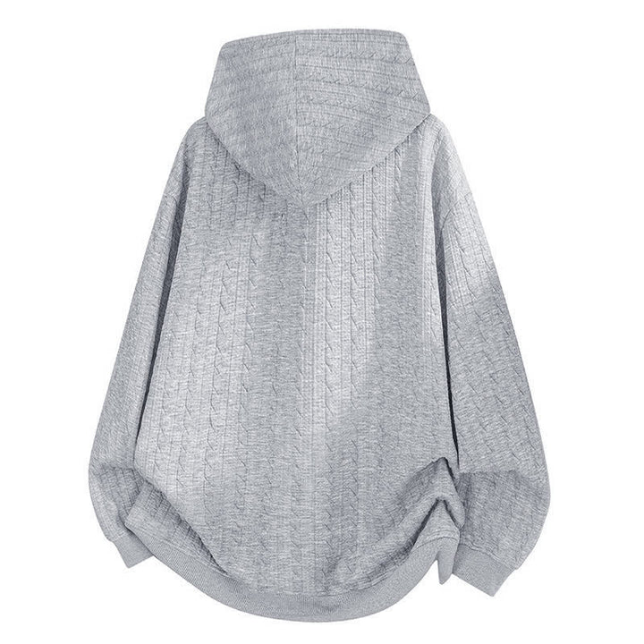 Felpa con cappuccio da uomo a maniche lunghe con bottoni a spirale e motivo Buddha Stones, ideale per l'autunno e l'inverno. - image 1