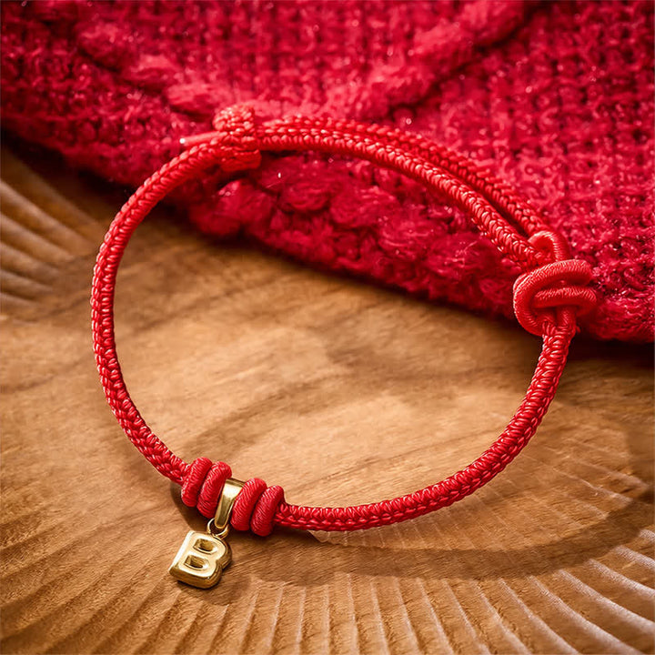 Buddha Stones Braccialetto Faith in acciaio al titanio con lettere e cordino rosso - image 11