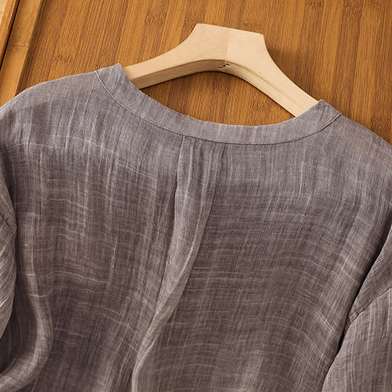 T-shirt da donna a maniche a tre quarti con stampa Buddha Stones, ideale per l'estate. - image 19
