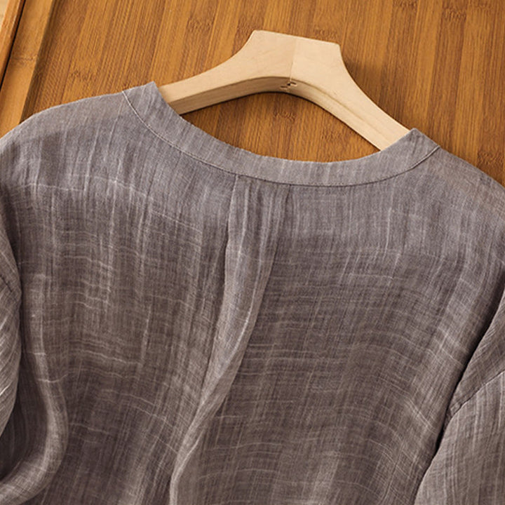 T-shirt da donna a maniche a tre quarti con stampa Buddha Stones, ideale per l'estate. - image 19