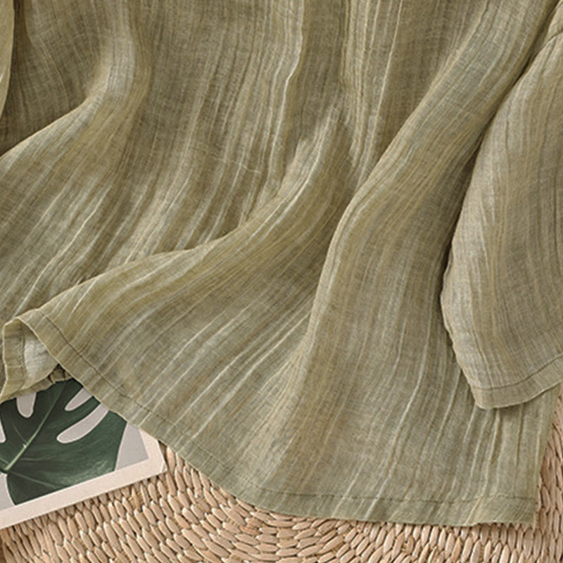 T-shirt da donna a maniche a tre quarti con stampa Buddha Stones, ideale per l'estate. - image 6