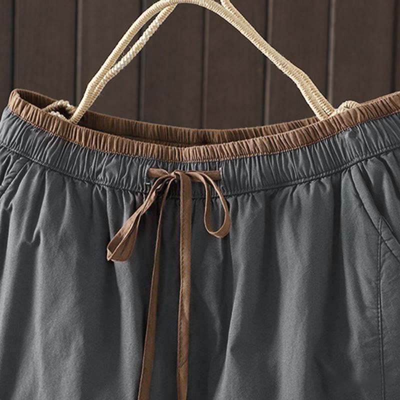 Pantaloni termici harem da donna con tasche e stampa Buddha Stones - image 15