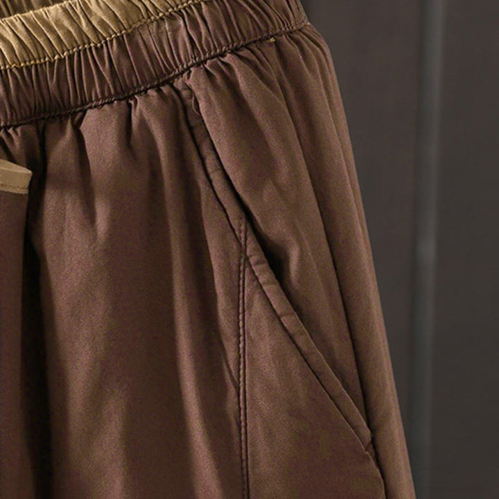 Pantaloni termici harem da donna con tasche e stampa Buddha Stones - image 13