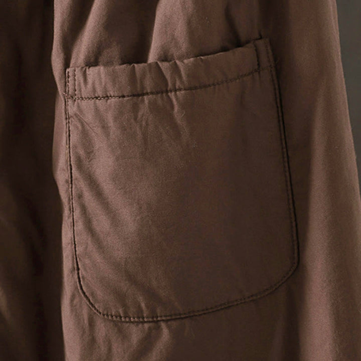 Pantaloni termici harem da donna con tasche e stampa Buddha Stones - image 10
