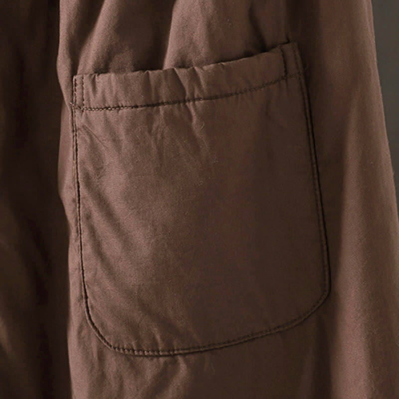 Pantaloni termici harem da donna con tasche e stampa Buddha Stones - image 10