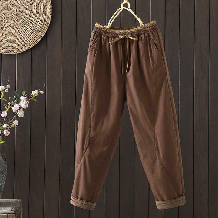 Pantaloni termici harem da donna con tasche e stampa Buddha Stones - Siena - US8-10, UK/AU12-14, EU40-42 (2XL) - image 5