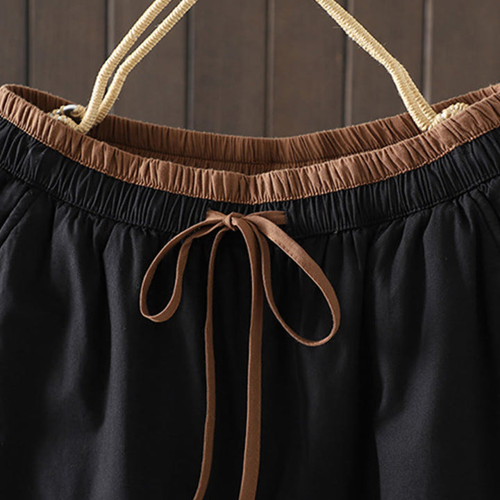Pantaloni termici harem da donna con tasche e stampa Buddha Stones - image 2