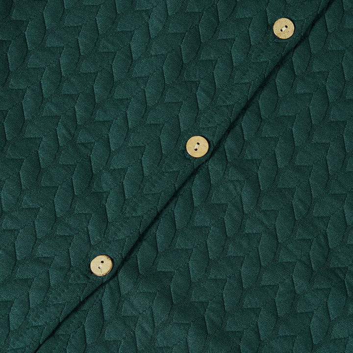 Cappotto da donna a maniche lunghe con cappuccio e tasche, lunghezza media, con motivo a spighe di grano e decorazioni a tema Buddha Stones Fall. - image 10