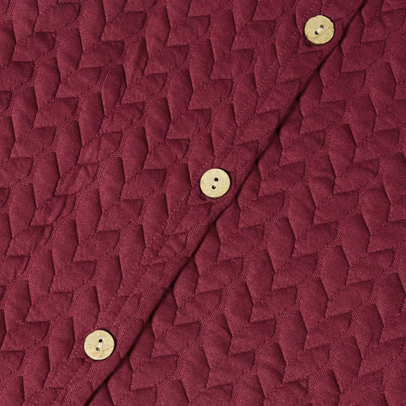 Cappotto da donna a maniche lunghe con cappuccio e tasche, lunghezza media, con motivo a spighe di grano e decorazioni a tema Buddha Stones Fall. - image 4