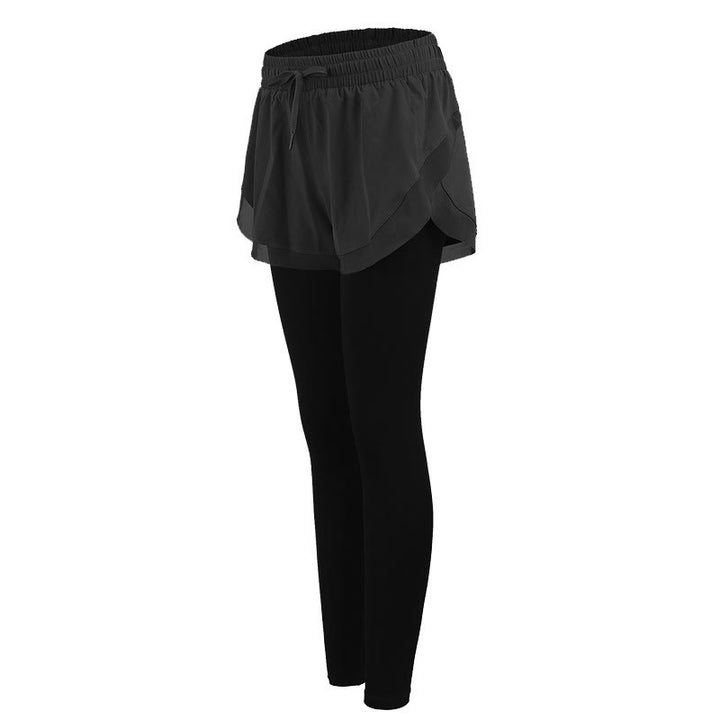 Leggings sportivi 2 in 1 Buddha Stones per attività all'aperto, fitness, yoga e tempo libero da donna. - Nero - US8-10, UK/AU12-14, EU40-42 (XL) - image 11