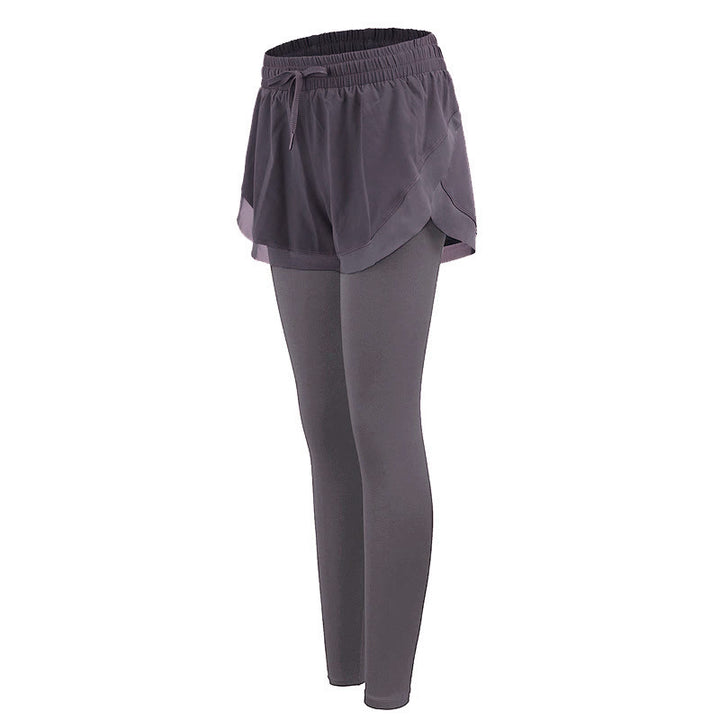 Leggings sportivi 2 in 1 Buddha Stones per attività all'aperto, fitness, yoga e tempo libero da donna. - Cardo - US8-10, UK/AU12-14, EU40-42 (XL) - image 0