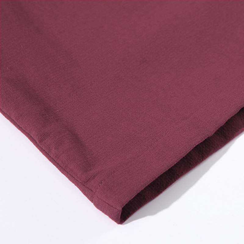 Kimono da uomo a maniche a tre quarti con lacci e stampa Buddha Stones, tinta unita. - image 12