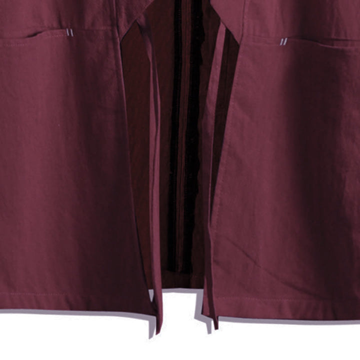 Kimono da uomo a maniche a tre quarti con lacci e stampa Buddha Stones, tinta unita. - image 14