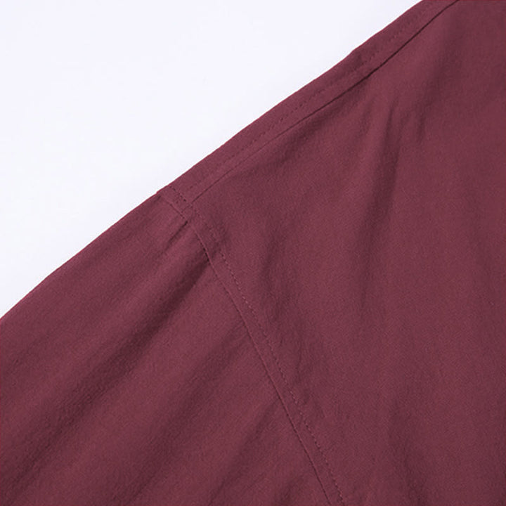 Kimono da uomo a maniche a tre quarti con lacci e stampa Buddha Stones, tinta unita. - image 11
