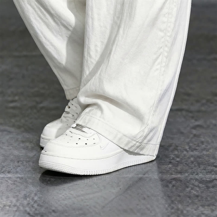 Buddha Stones Pantaloni lunghi da uomo a gamba dritta, tinta unita, con coulisse, ideali per primavera/estate e tempo libero, con tasca. - image 18