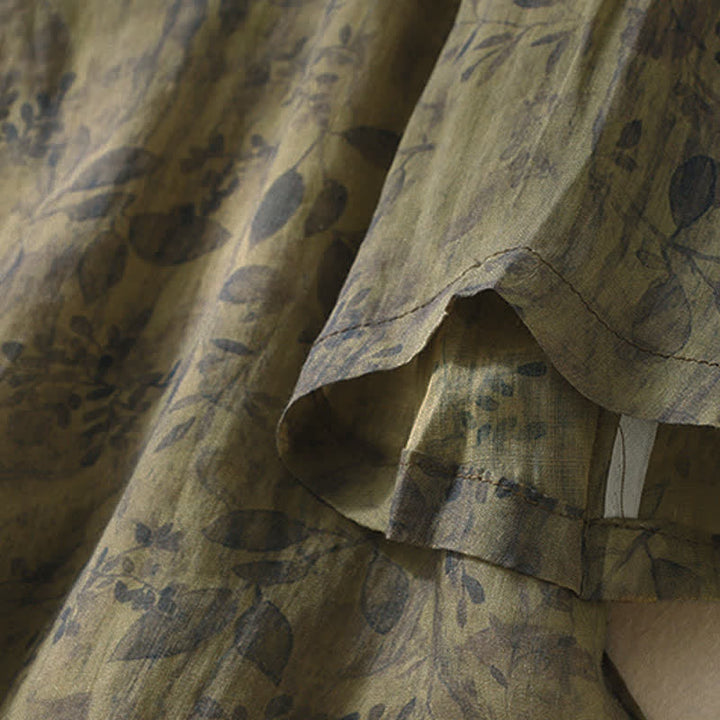 Camicia da donna a maniche a tre quarti con ricamo di Buddha Stones. - image 17