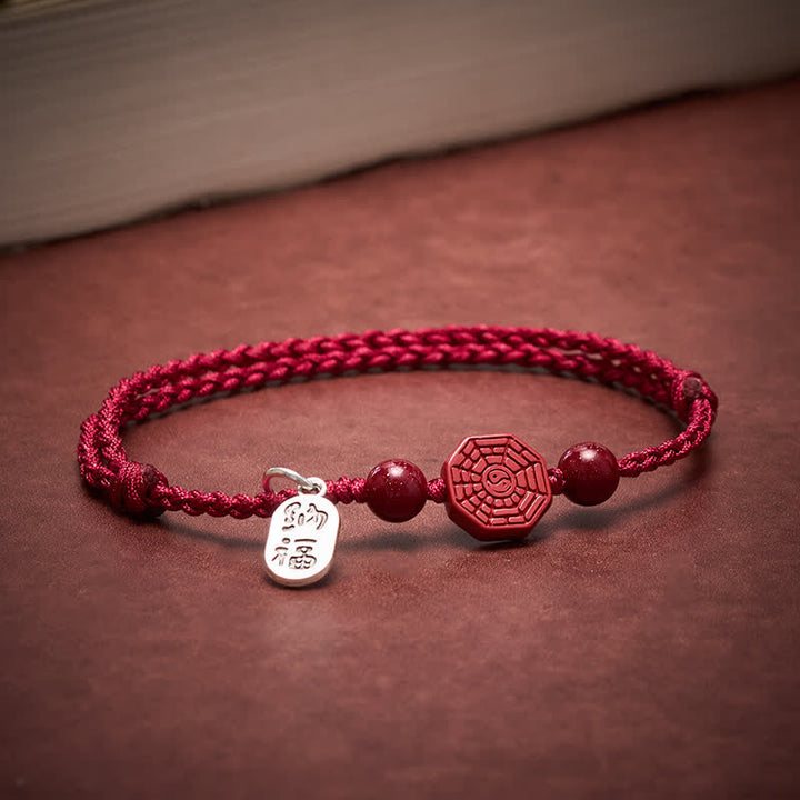 Buddha Stones Braccialetto armonico Bagua con filo rosso - image 3
